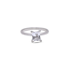 Load image into Gallery viewer, White topaz november birthstone ring by erus the label