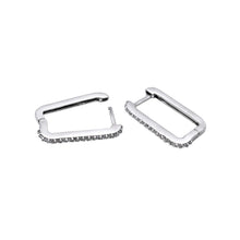 Load image into Gallery viewer, Natural Whtie Zircon earrings