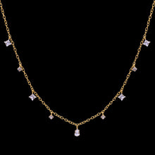Load image into Gallery viewer, Natural Zircon mixed shape necklace