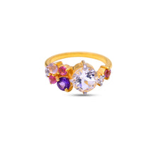 Load image into Gallery viewer, Evening Sky cluster ring by erus the label