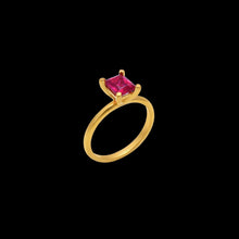 Load image into Gallery viewer, Ruby Solitaire Ring