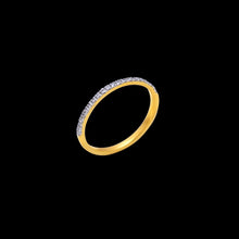 Load image into Gallery viewer, Natural zircon half eternity band