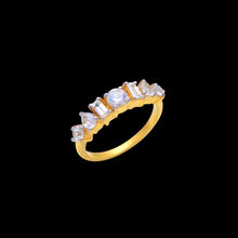 Load image into Gallery viewer, White Topaz Mixed Shaped Ring