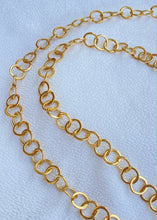 Load image into Gallery viewer, Round circle Enso Necklace on white cloth