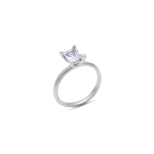 White Topaz Stacking Ring