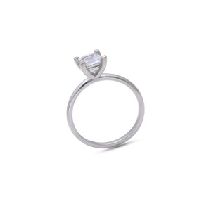 White Topaz Stacking Ring