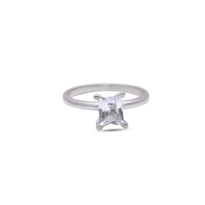 White Topaz Stacking Ring