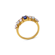 Load image into Gallery viewer, Round Pear Baguette Ring
