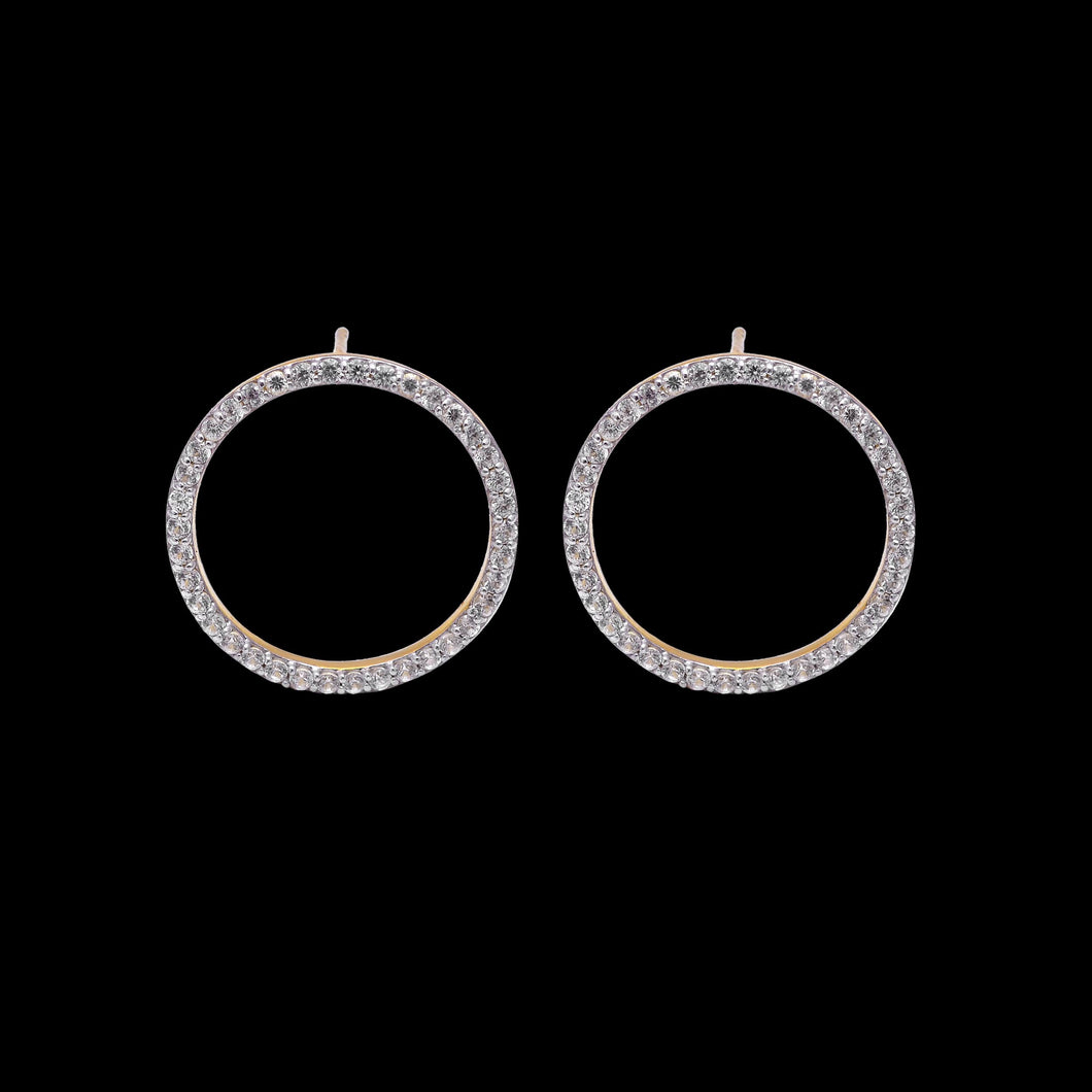 Circle of Life Gold Earrings by Erus the Label