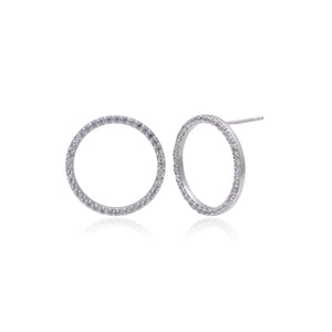 Circle of life studded earrings by erus the label