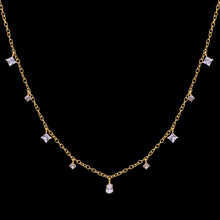 Load image into Gallery viewer, Natural Zircon mixed shape necklace
