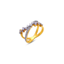 Load image into Gallery viewer, criss cross statement ring
