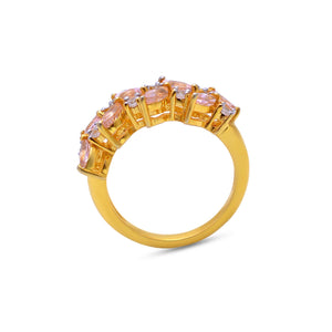 Morganite Band Marquise