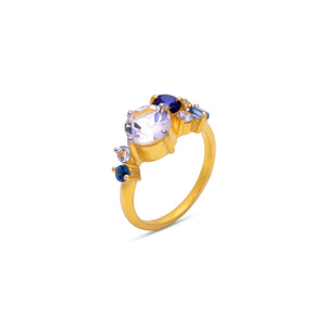 Blue gradient ring by erus the label