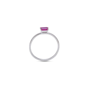 Ruby dainty ring