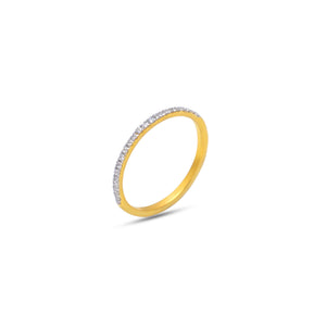 Morganite Eternity Stacking Ring