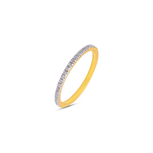 Morganite Eternity Stacking Ring