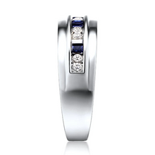 Load image into Gallery viewer, Sapphire Baguette Band
